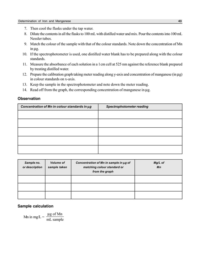 Environmental Engineering Lab Manual