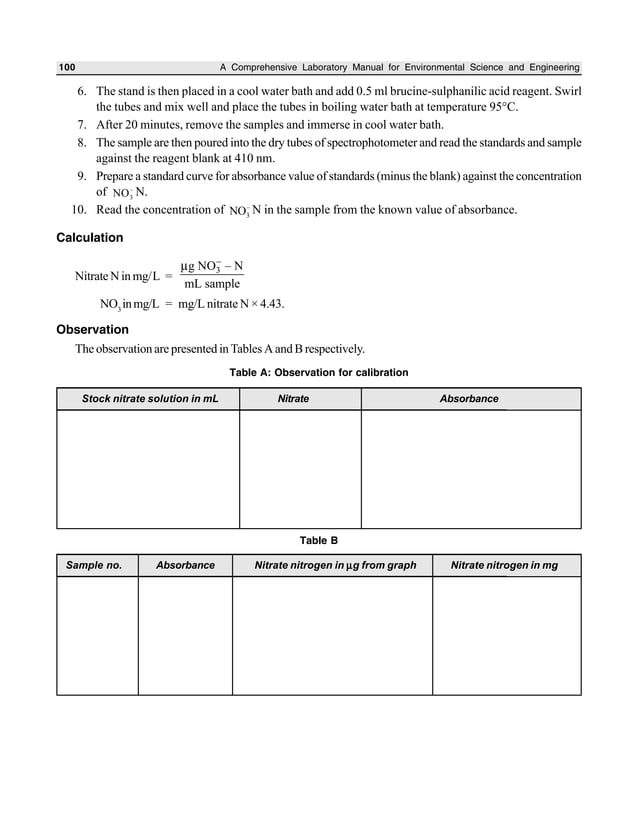 Environmental Engineering Lab Manual