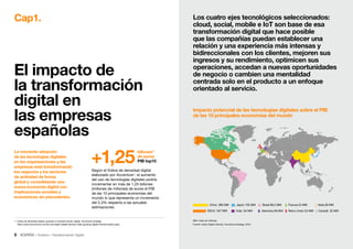 5 • Turismo • Transformación Digital
El impacto de
la transformación
digital en
las empresas
españolas
La creciente adopci...