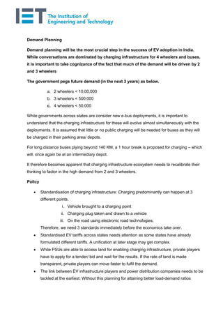 Electric vehicle charging infrastructure in India: Challenges and road ...