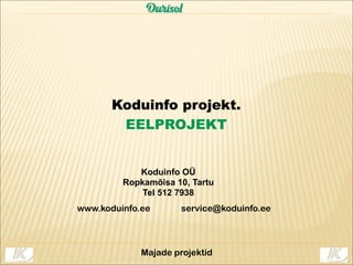 Eelprojekt