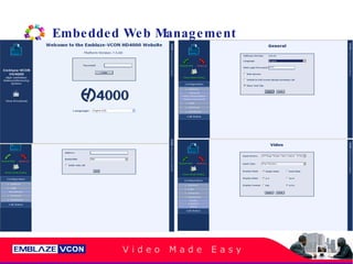 Embedded Web Management 