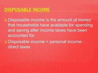 concepts of national income | PPTX