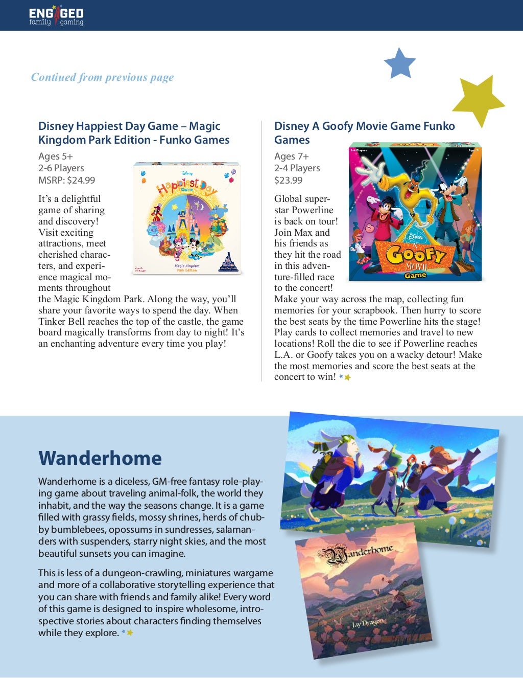 The Engaged Family Gaming Magazine!