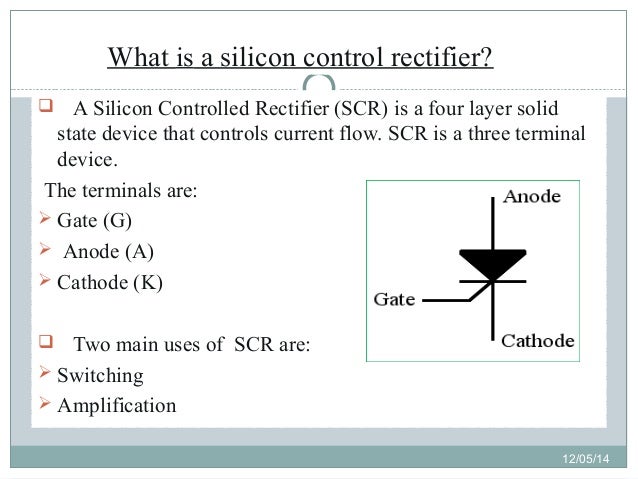 Silicon control rectifier