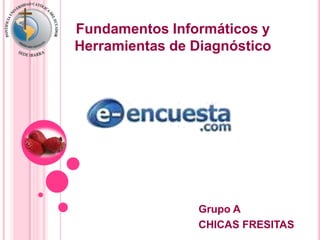 Fundamentos Informáticos y
Herramientas de Diagnóstico




                 Grupo A
                 CHICAS FRESITAS
 