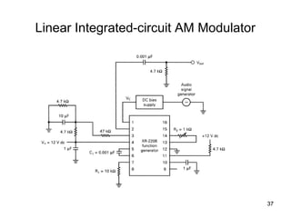 37 
Linear Integrated-circuit AM Modulator 
 