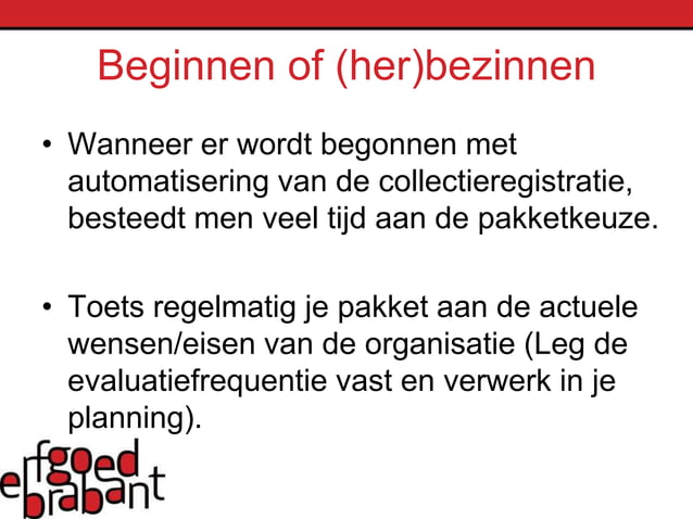 Een goede voorbereiding is het halve werk | PPT