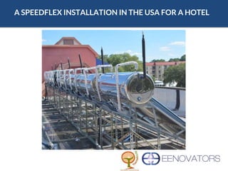 A SPEEDFLEX INSTALLATION IN THE USA FOR A HOTEL
 