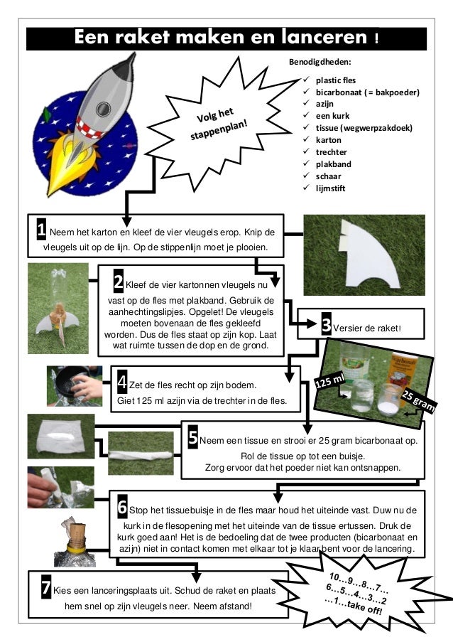 Een raket maken en lanceren