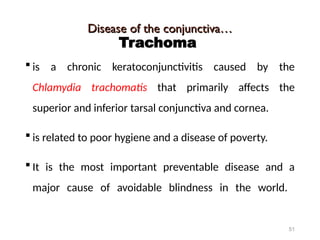 Trachom Comprehensive Nursing Management of Eye and Sensory Disorders | PPT