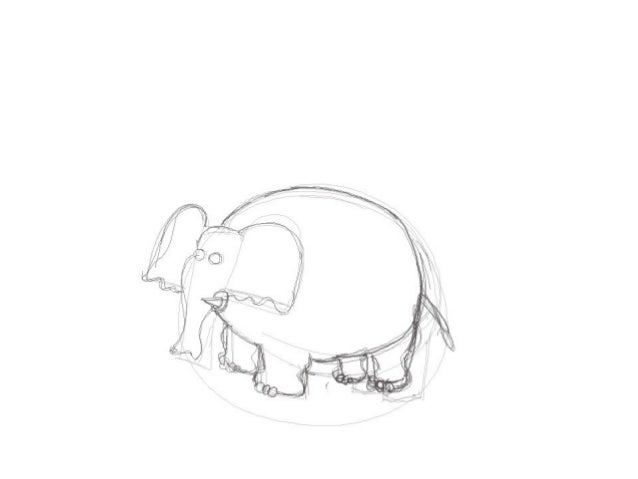 een tekening maken in stappen