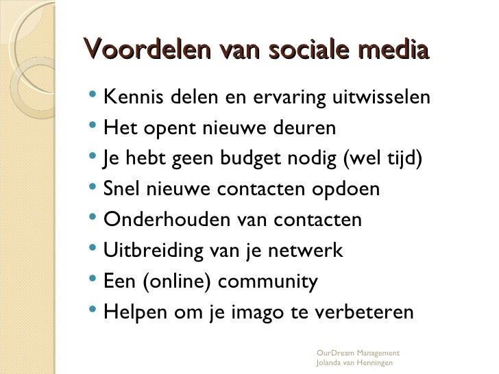 Wat is sociale media?