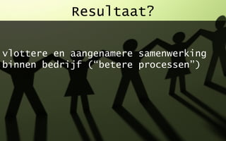stap 1
snelle analyse

waar grootste
verbeteringen
   nodig?
 