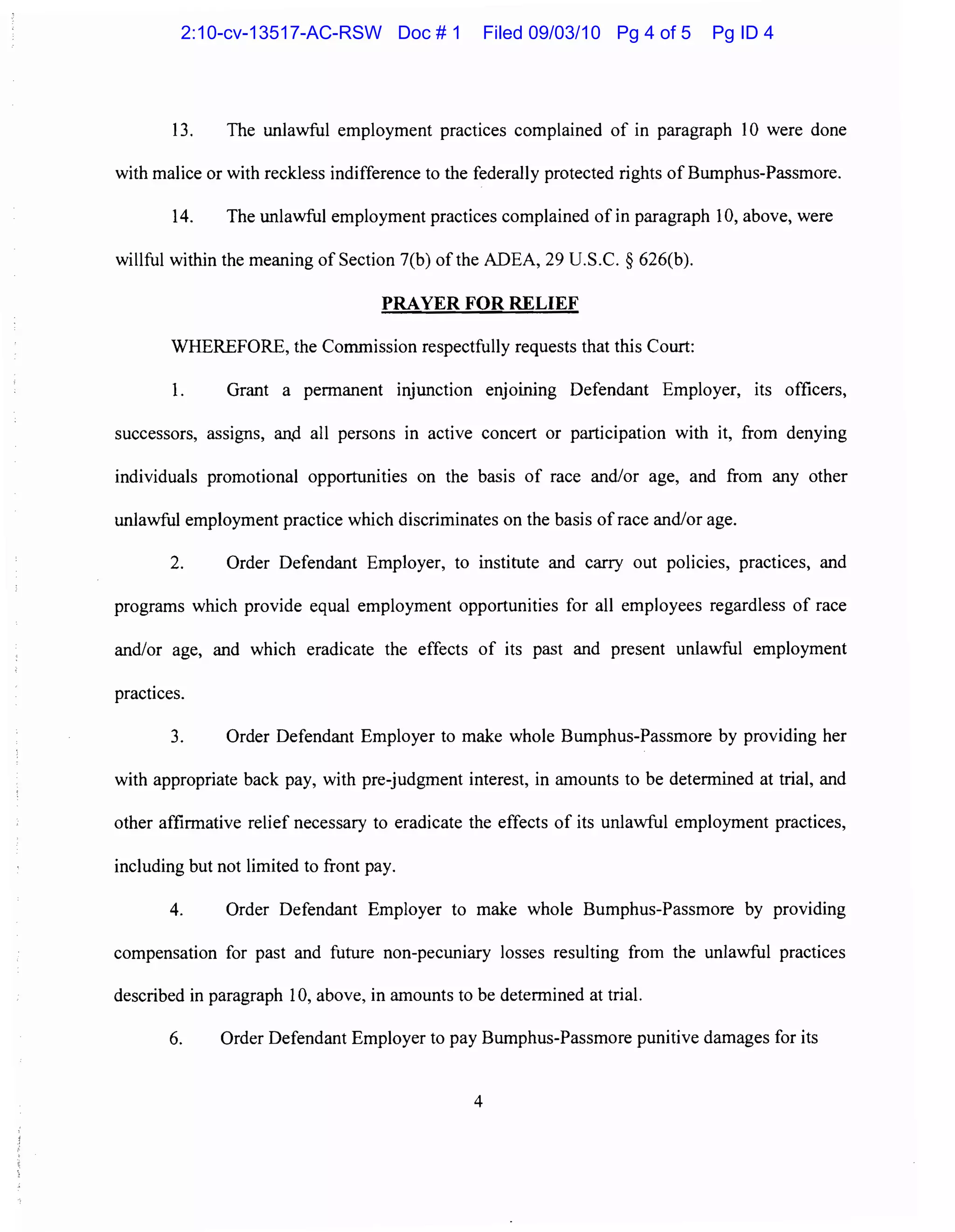 2:10-cv-13517-AC-RSW Doc # 1   Filed 09/03/10 Pg 4 of 5   Pg ID 4
 