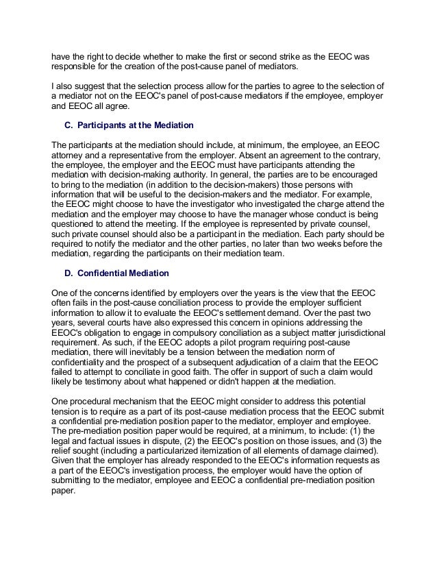 eeoc written testimony right to sue letter