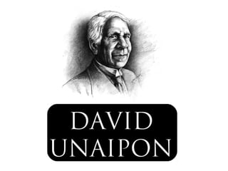 DAVID
UNAIPON
 