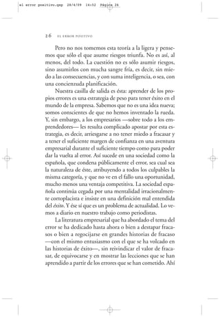 El error positivo (Introducción) | PDF