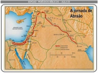 EEPOAD - PERÍODOS BÍBLICOS – AULA 03
 