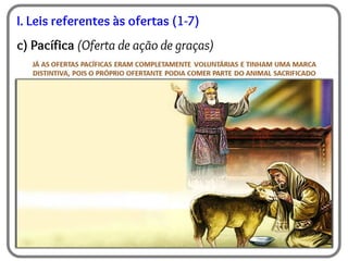 I. Leis referentes às ofertas (1-7)
c) Pacífica (Oferta de ação de graças)
 