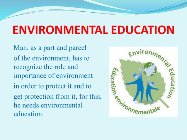 Environmental Education Ppt