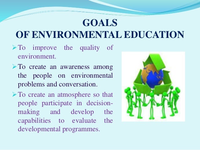 objectives of environmental education ppt