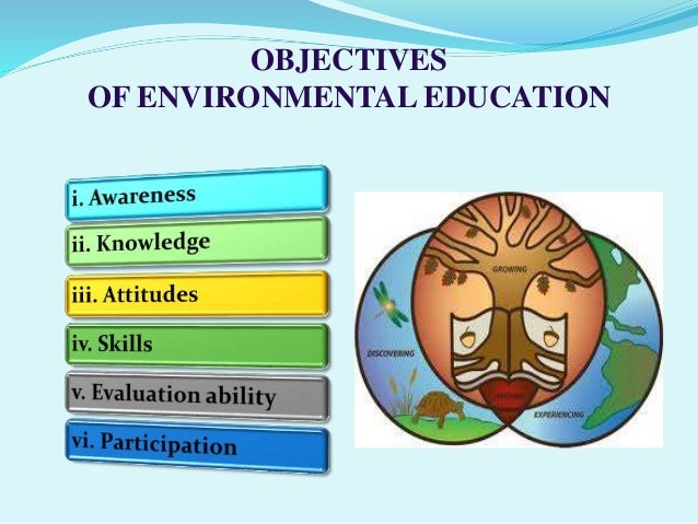 objectives of environmental education ppt