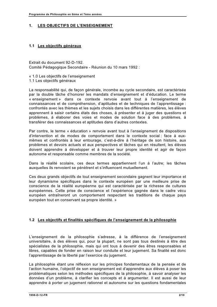 Dissertation philosophique