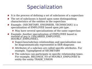 Enhanced entity-relationship diagramsnnn | PPT