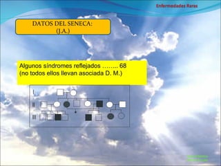Marcial Medina Médico Escolar DATOS DEL SENECA:  (J.A.) Algunos síndromes reflejados …….. 68 (no todos ellos llevan asociada D. M.) 