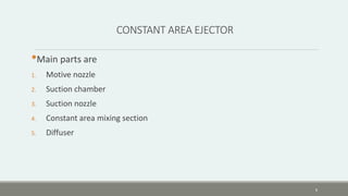 EJECTOR EXPANSION REFRIGERATION SYSTEM | PPTX