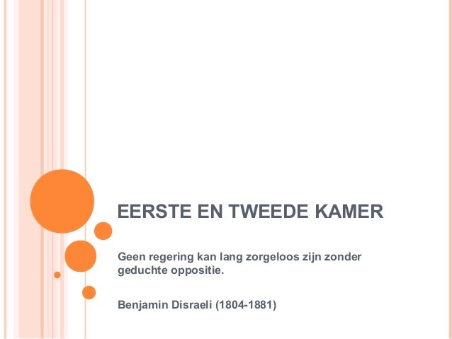 Eerste en Tweede Kamer politiek
