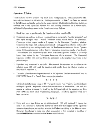 Cara menggunakan software Engineering Equations Solver | PDF