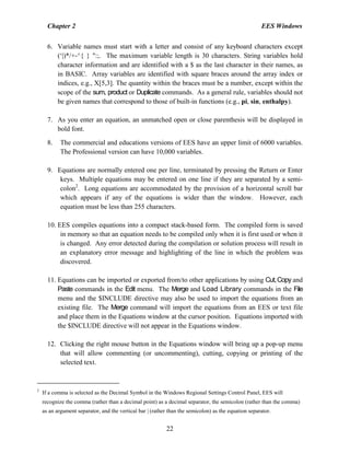 Cara menggunakan software Engineering Equations Solver | PDF
