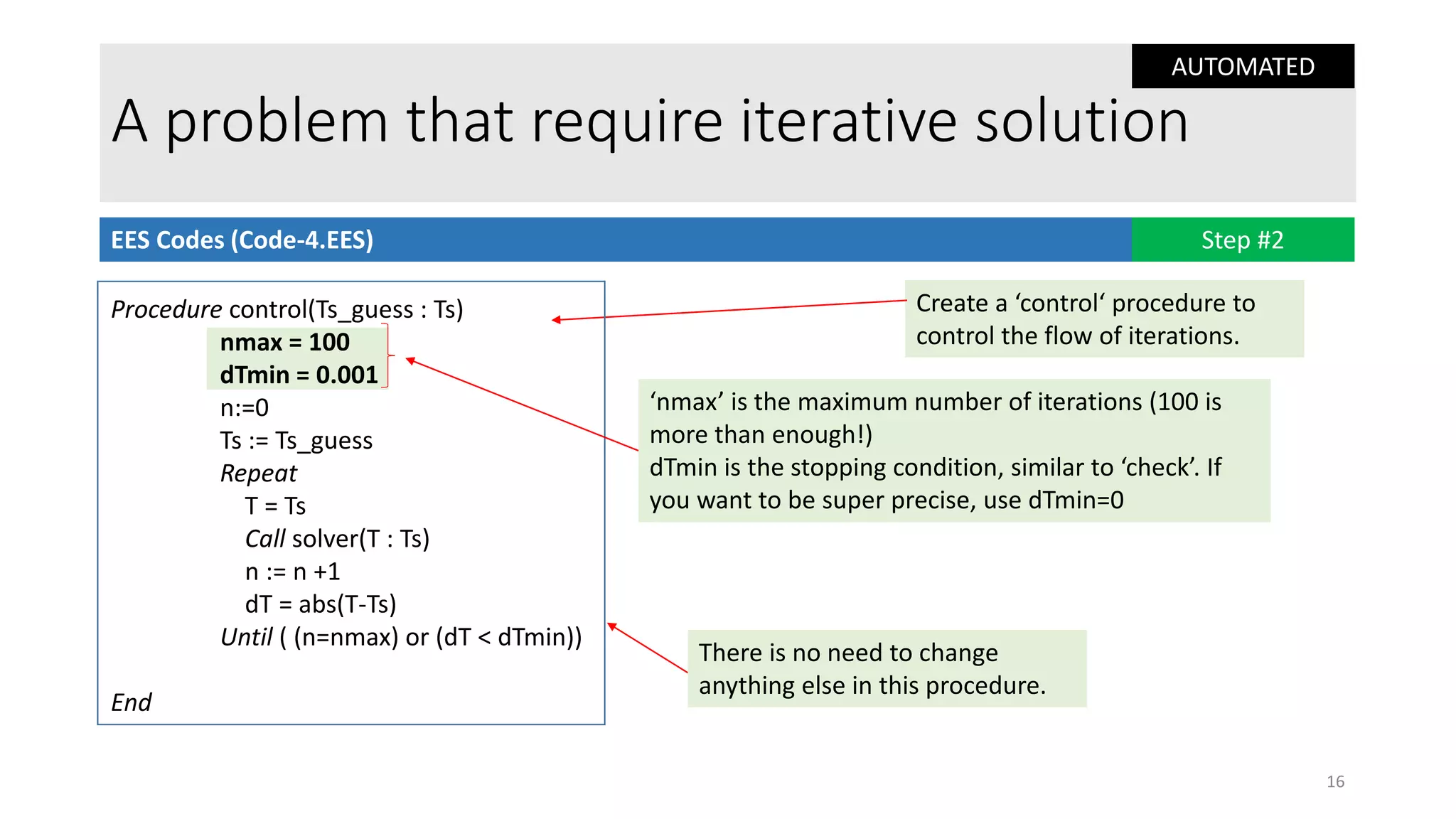 Performing Iterations in EES | PPTX | Chemistry | Science