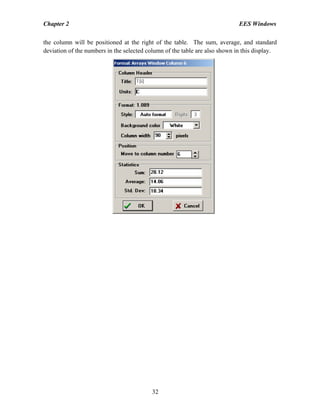 Ees manual | PDF