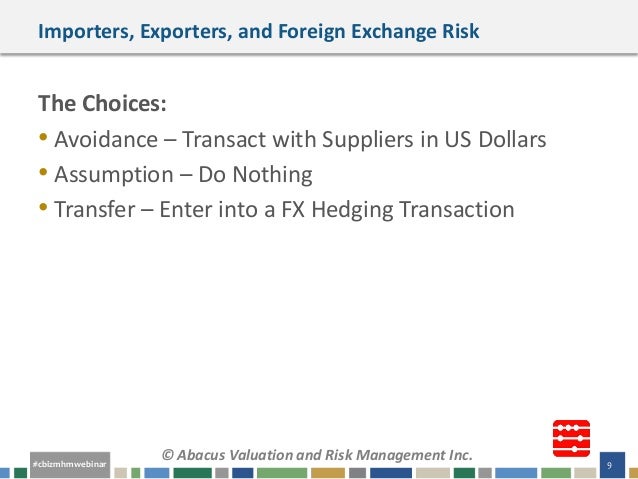 Webinar Slides Hedging Of Foreign Exchange Exposures - 