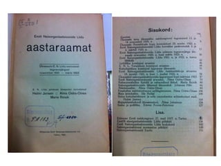 Eesti haridusajaloo legendaarsed naised