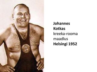 Johannes Kotkaskreeka-rooma maadlusHelsingi 1952
