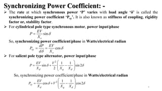 Synchronous Powercurve Eet3082 binod kumar sahu lecture_35 | PDF