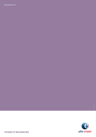 ÉTUDES ET RECHERCHES
ÉTUDES ET RECHERCHES
Réf.10021
DÉCEMBRE 2014
 