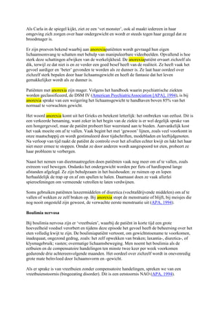 Eetstoornissen bij jongeren