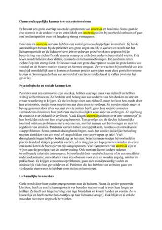 Eetstoornissen bij jongeren