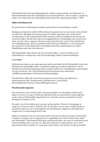 Eetstoornissen bij jongeren