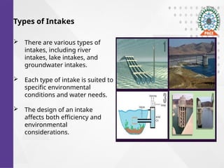 All Intake Types R23 ENVIRONMENTAL ENGINEERING UNIT-2.pptx