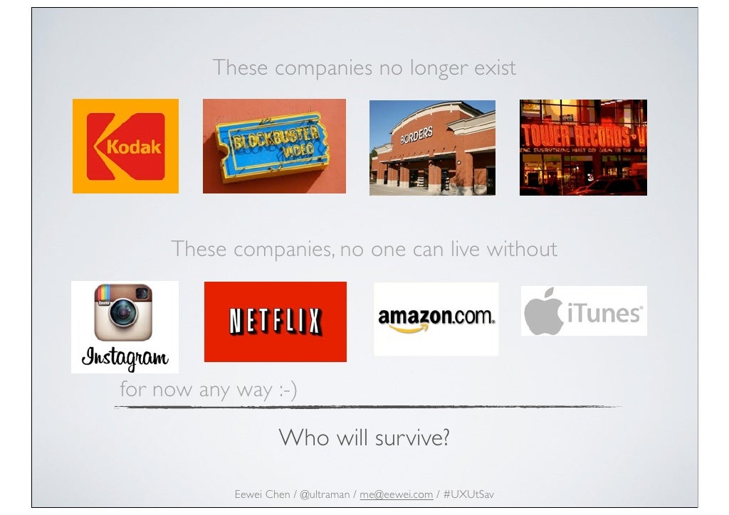 These companies no longer exist