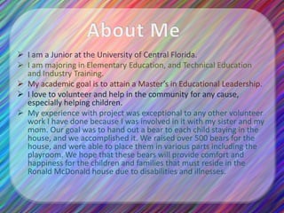 I am majoring in Elementary Education, and Technical Education and Industry Training.