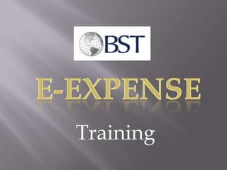E-Expense Training 