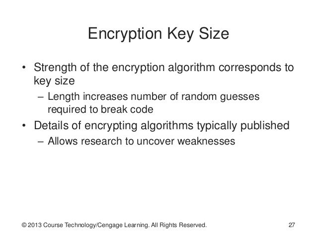 to break xor encryption how ppt ch03 9780840024220