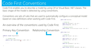 Ef code first | PPTX